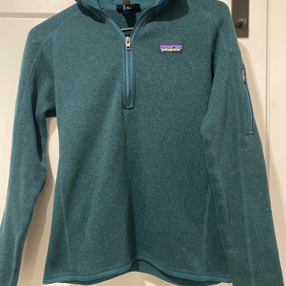 Patagonia Teal Half-Zip Fleece